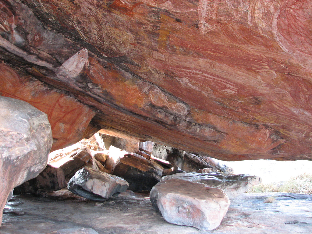 Felsmalereien im Kakadu-Nationalpark